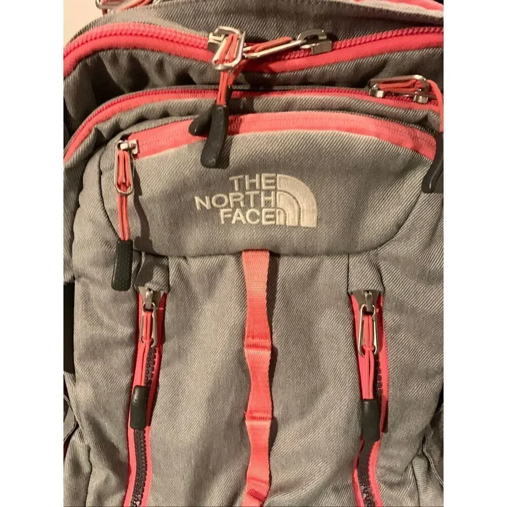 THE NORTH FACE rock ridge gray School Work HIKE CAMP DAY Backpack